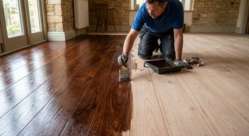 Floor Staining Service in Olathe, KS