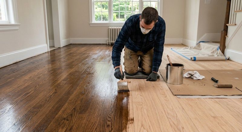 Hardwood Floor Staining in Kansas City, KS
